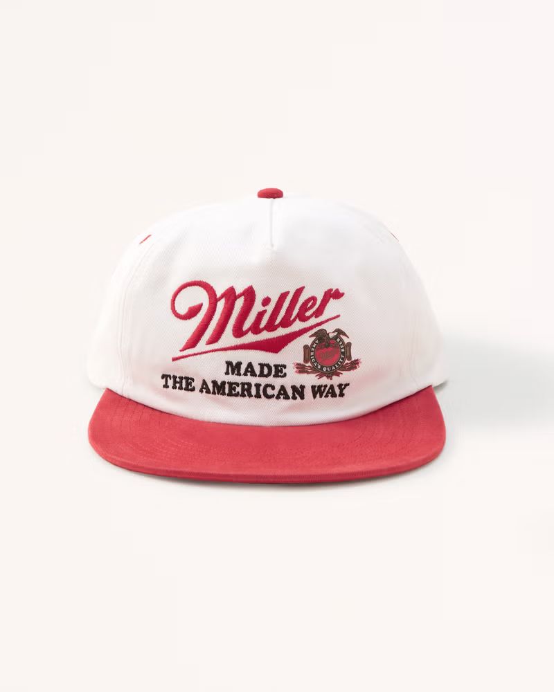 Miller Graphic Flat Bill Hat | Abercrombie & Fitch (US)