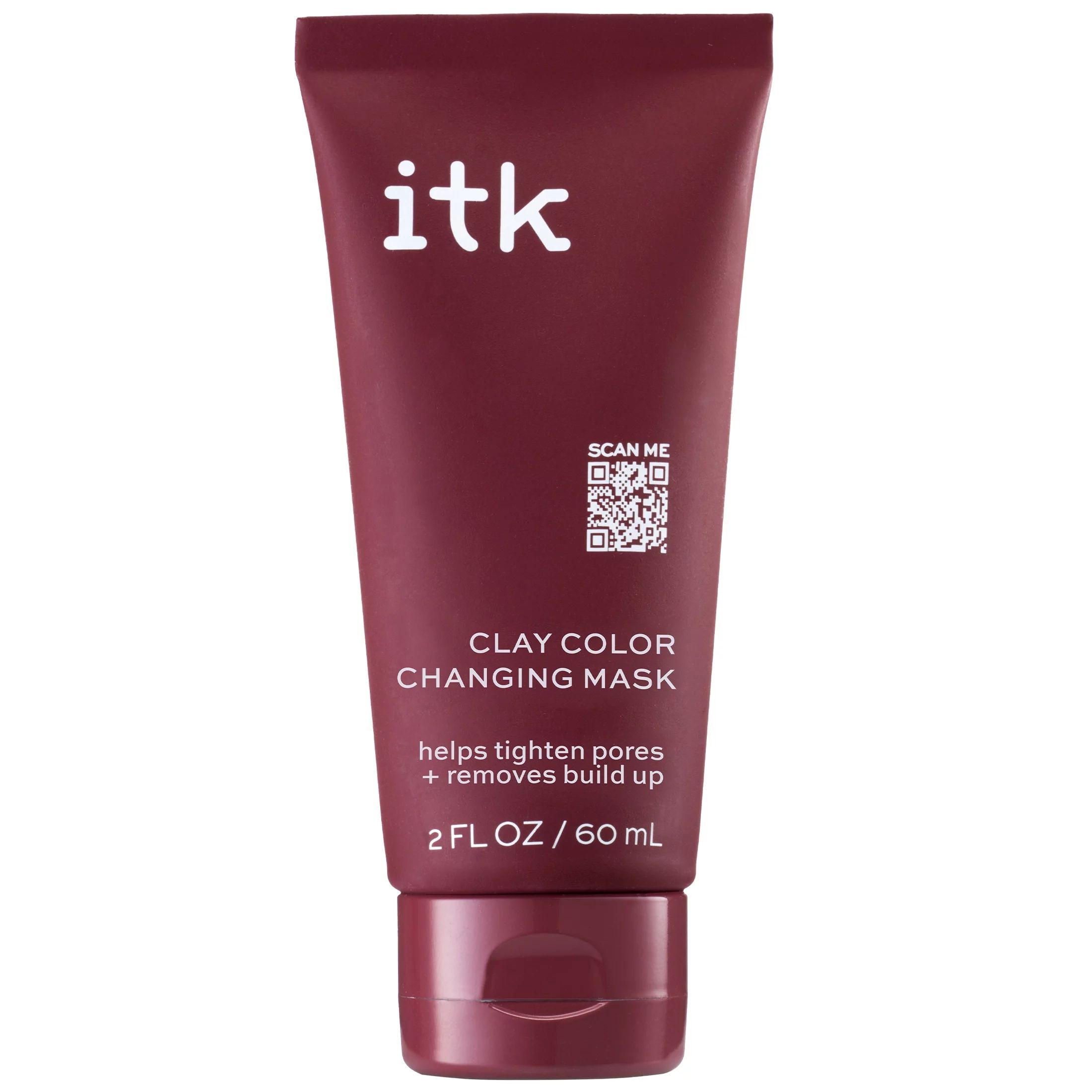 ITK Clay Color Changing  Mask with Kaolin Clay |Deep Pore Cleanser + Pore Minimizer, 2 oz - Walma... | Walmart (US)