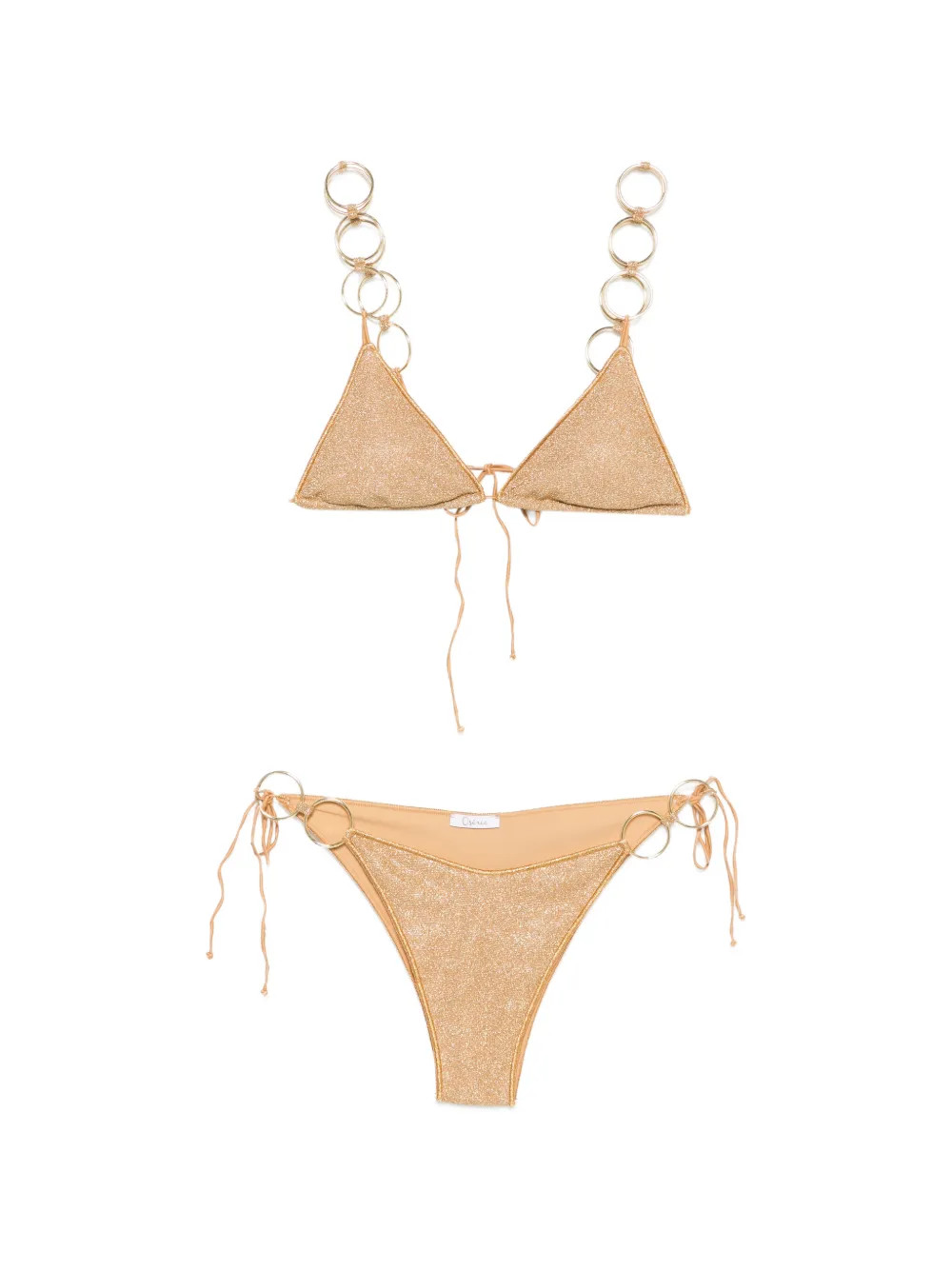 Oséree Lumiere Ring Bikini | Gold | FARFETCH | Farfetch Global