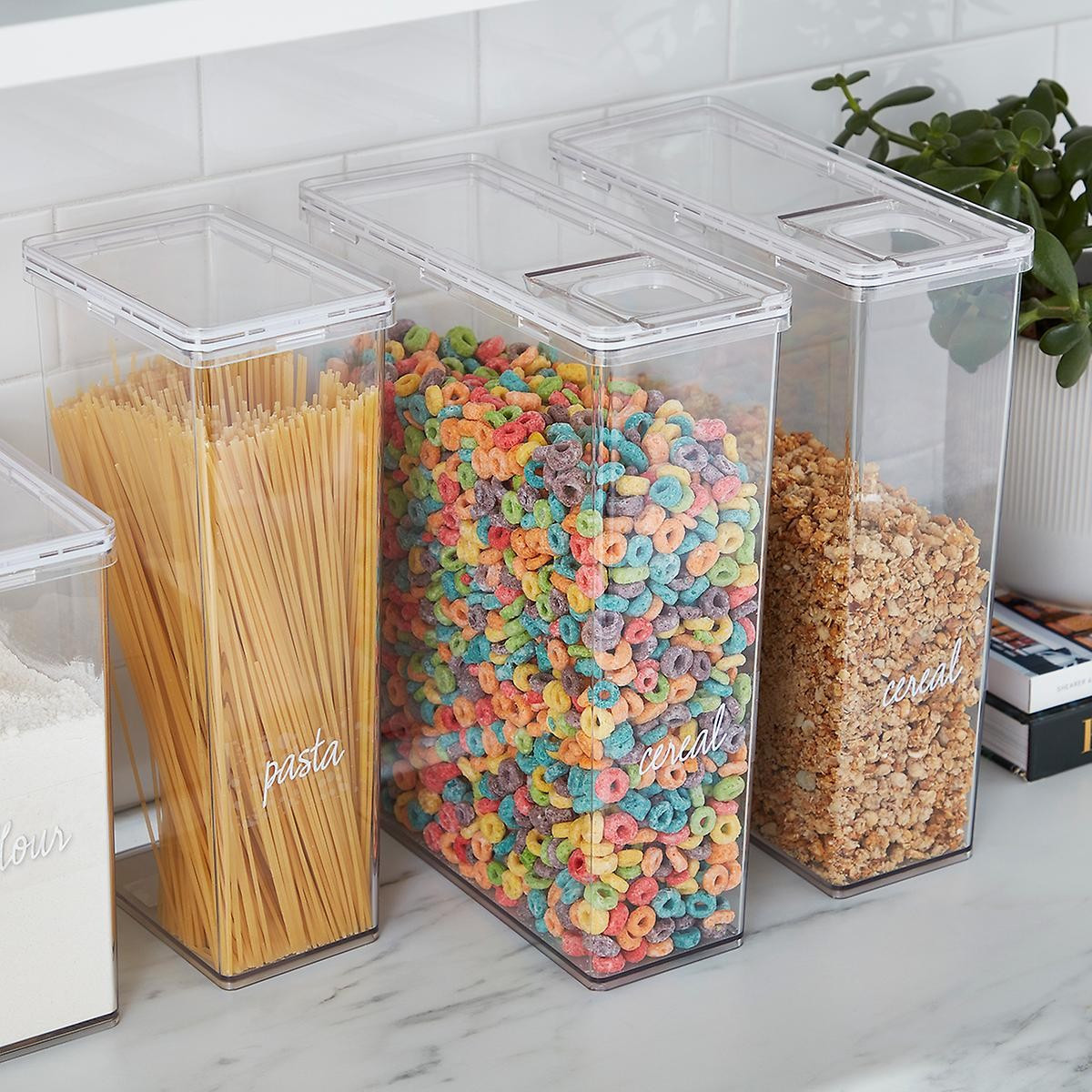 THE HOME EDIT T.H.E. Cereal Canister Clear | The Container Store