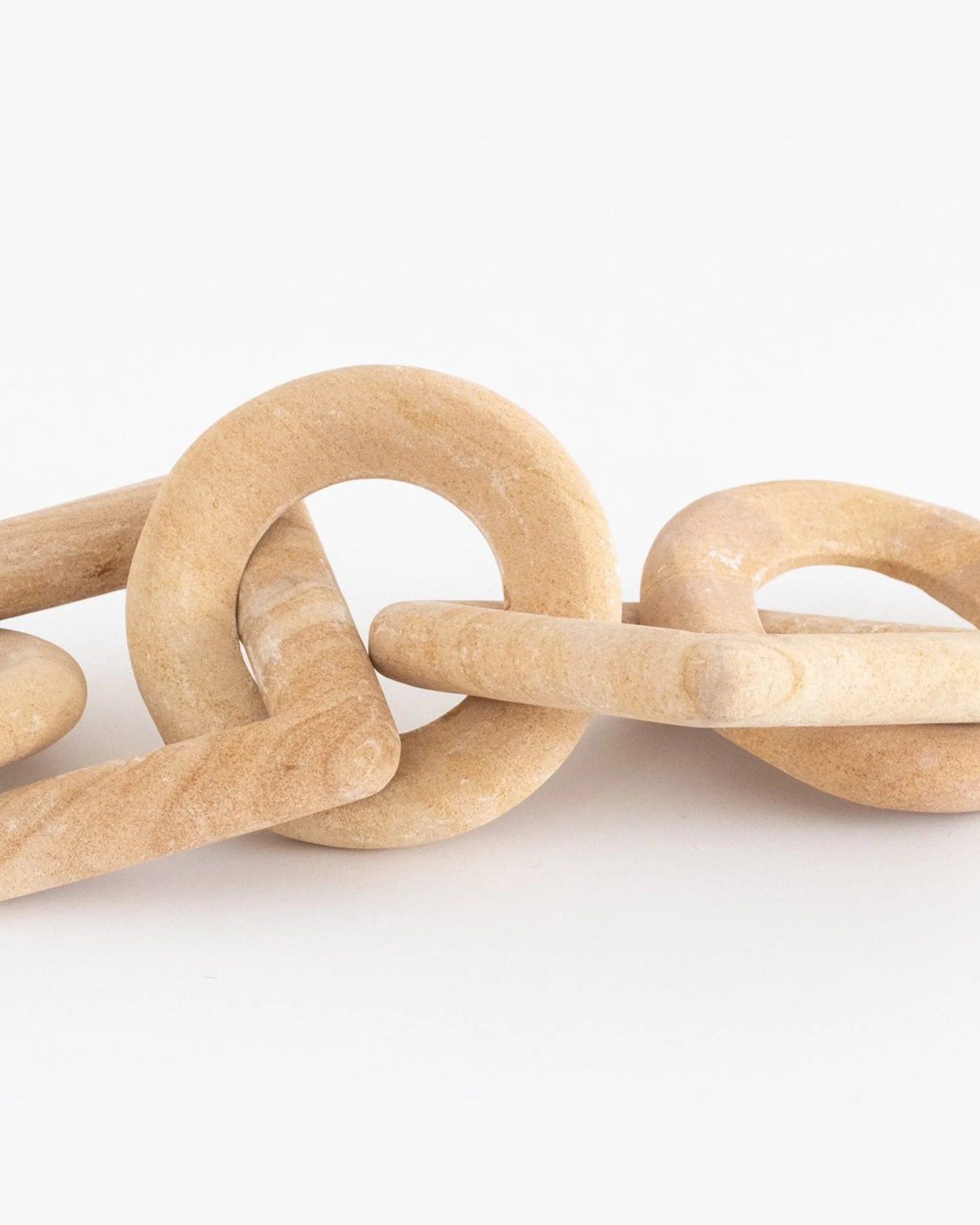 Carved Sandstone Chain | The Vintage Rug Shop