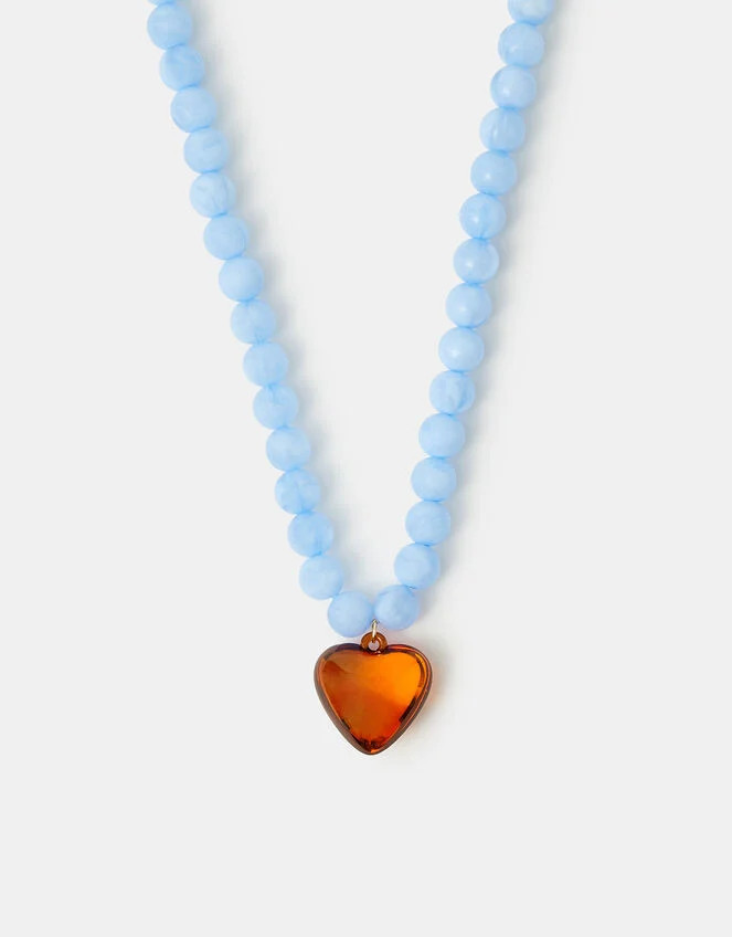 Beaded Heart Pendant Necklace | Accessorize (Global)