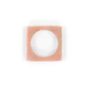 Marble Napkin Ring, Blush Pink | The Avenue