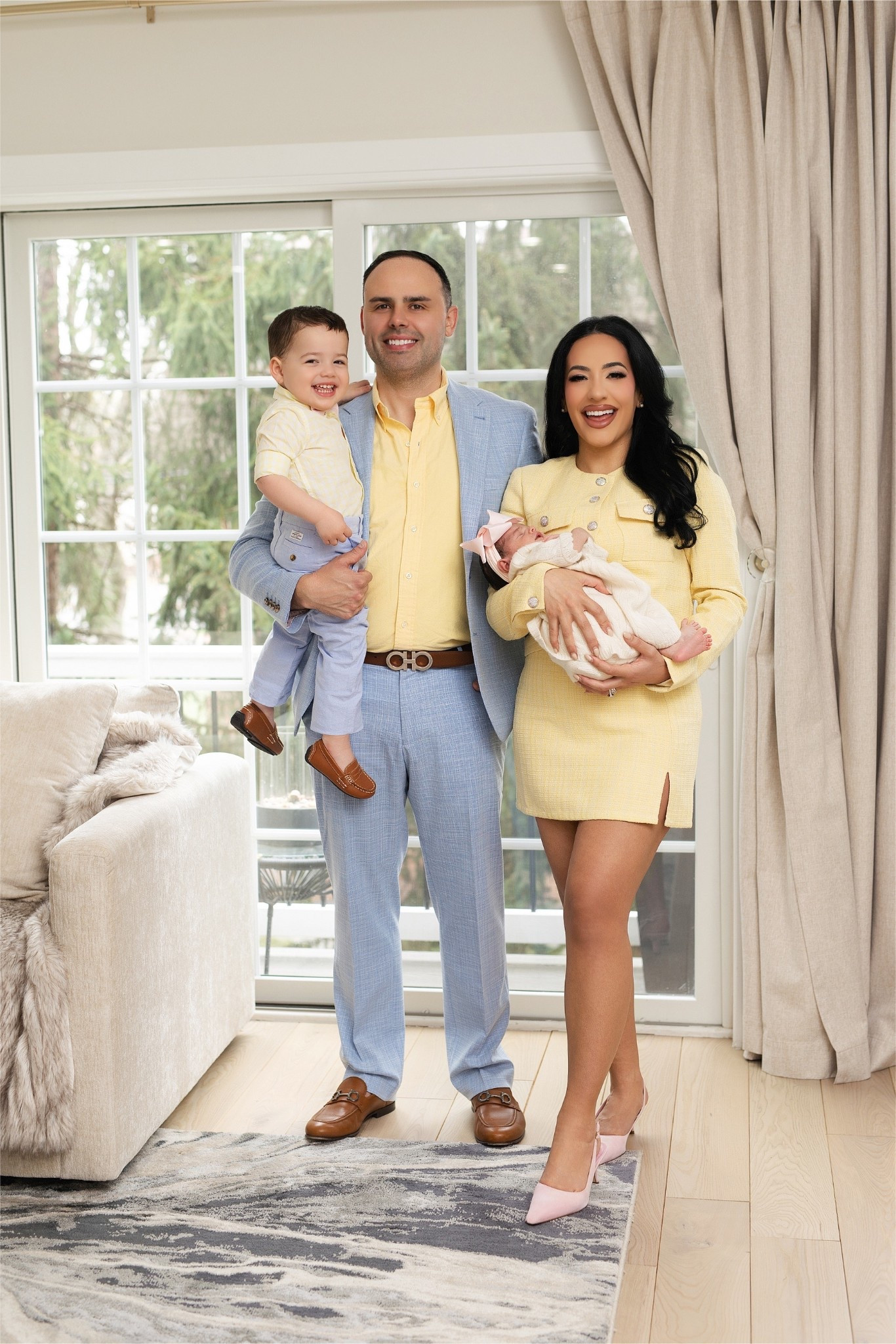 Family of four 💛✨🩵￼

Shop our matching blend of spring attire 🌸🩵

Spring outfits / dresses / skirt sets / suits / Mother’s Day 

#LTKKids #LTKMens #LTKBaby