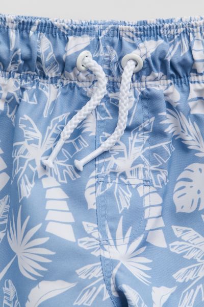 Swim Shorts - Light blue/palm trees - Kids | H&M US | H&M (US + CA)