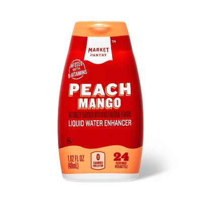 Peach Mango Liquid Water Enhancer Drops - 1.62 fl oz - Market Pantry™ | Target