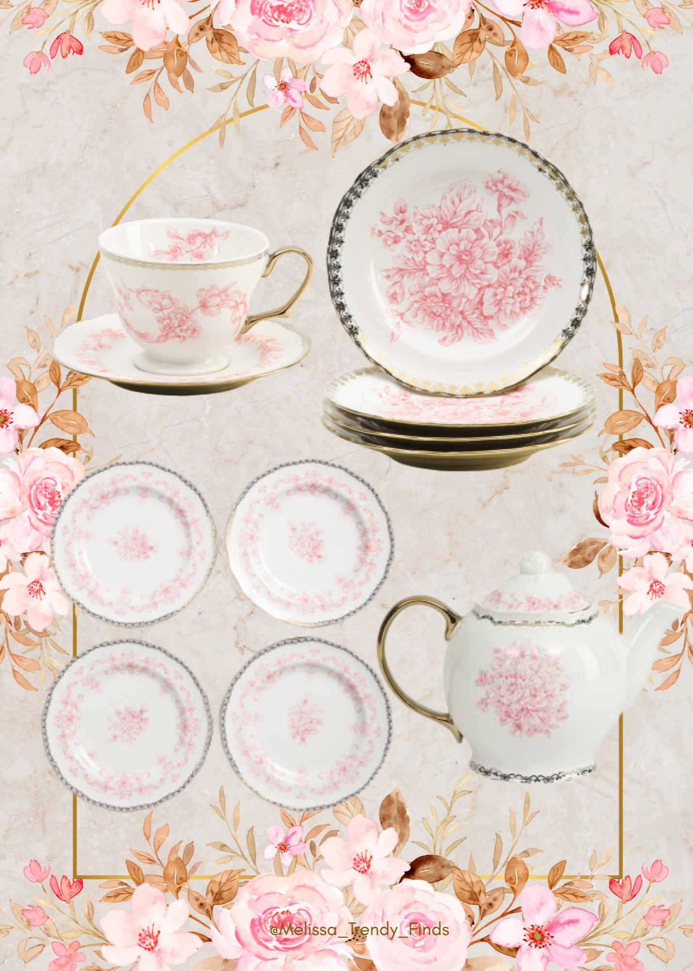 PTS Porcelain Genevieve Floral Teacup And Saucer Set

#LTKMothersDay #LTKU #LTKHome