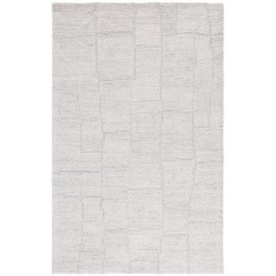 Renewal RNW201 Hand Tufted Indoor Area Rug - Light Grey - 5'x8' -Safavieh | Target