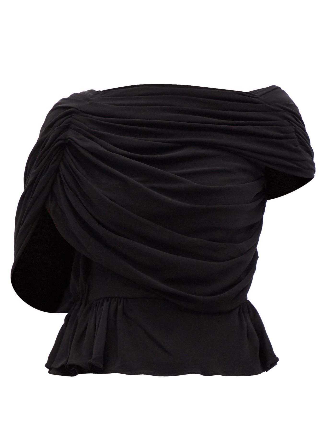 Lolo open-back ruched jersey top | Matches (US)