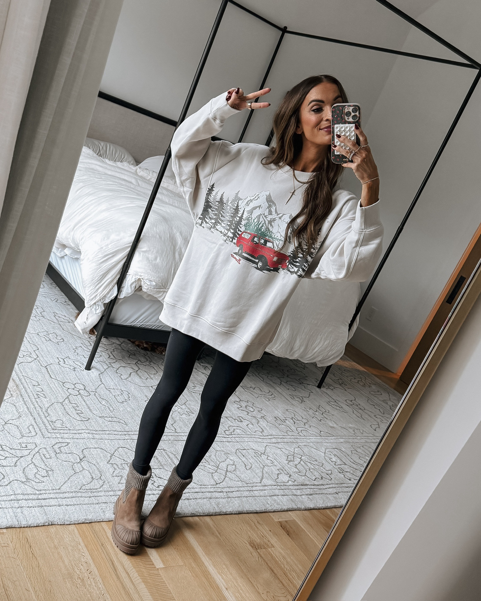 that time of year when all i want to wear is a cozy sweatshirt + leggings 🫶🏻 use code AFLAUREN for 15% off! 

#LTKCyberWeek