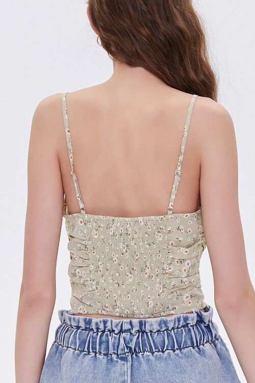 Ruched Floral Print Cami | Forever 21 (US)