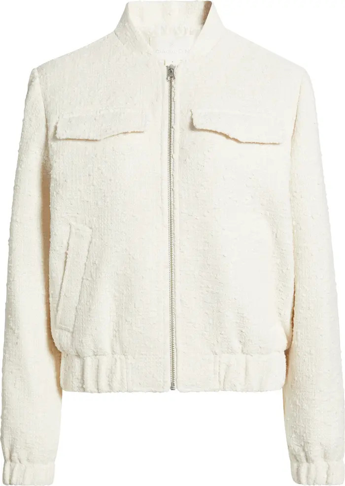 Caslon® Bouclé Bomber Jacket | Nordstrom | Nordstrom