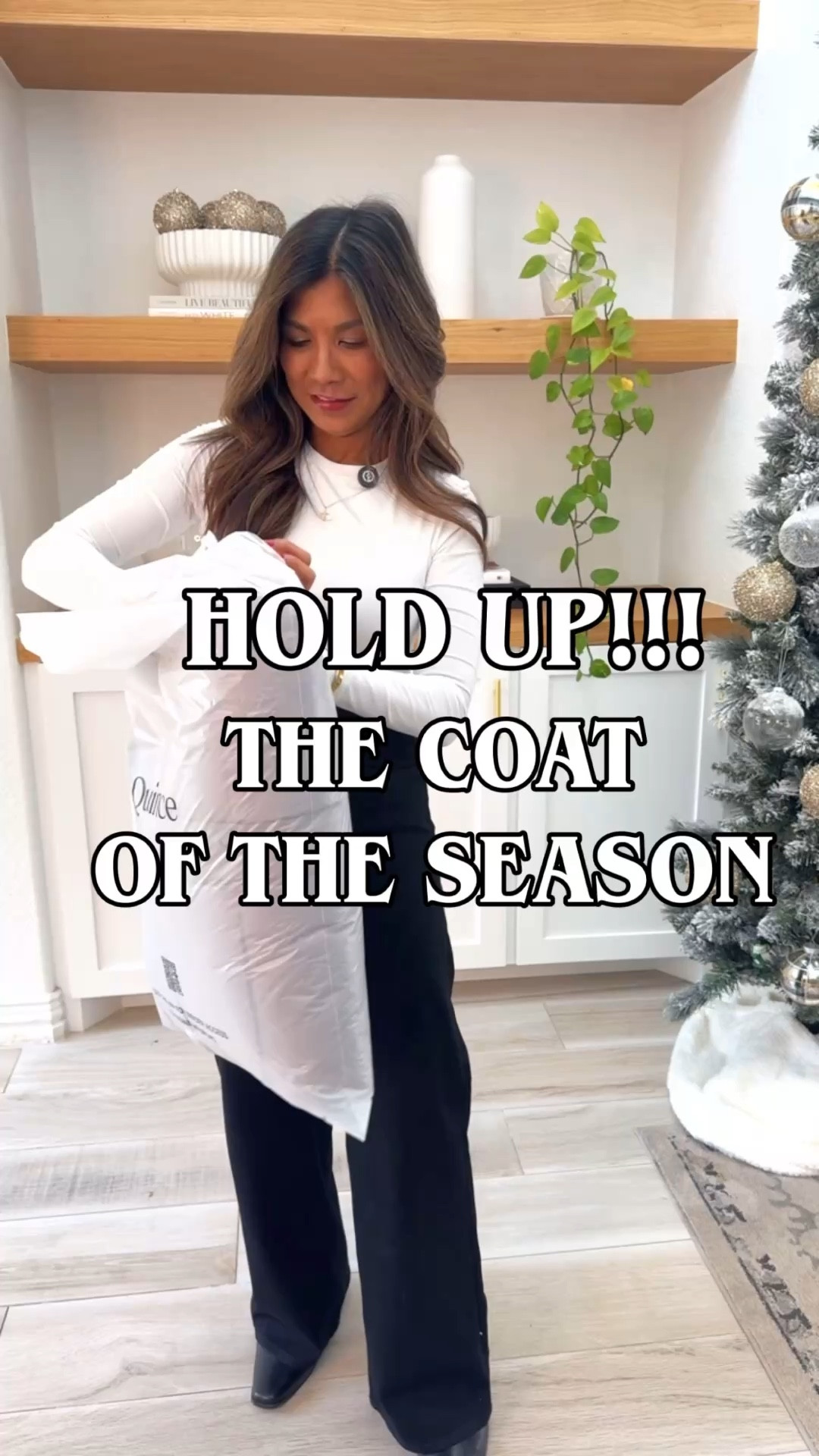 I’m 5’2” 118#ish for reference 
Coat in size small tts. Warm and amazing quality. Color Morel Gray.Would make for a great gift. 
Jeans in size 2 tts, in length 30” wash is Black
Linking other things that would make for great holiday gifts. 

@onequince
#QuincePartner 


#LTKGiftGuide #LTKOver40 #LTKHoliday