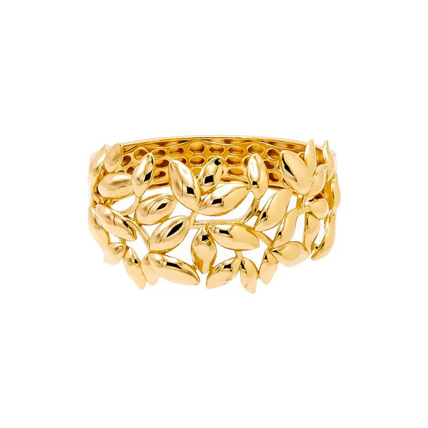Solid Multi Flower Petal Bangle Bracelet | Adina Eden