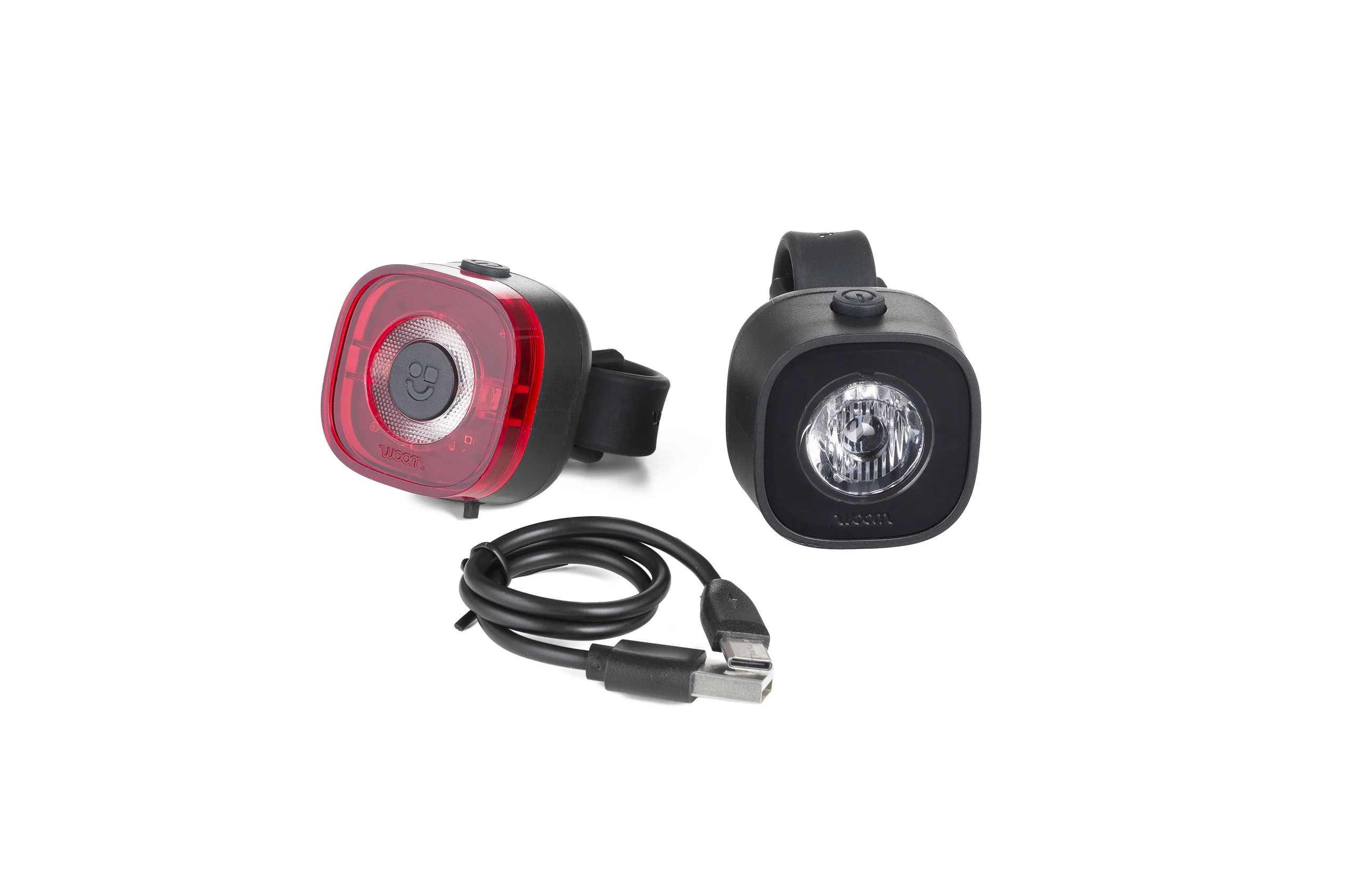BEAM Bike Lights | Rechargeable LED Front & Rear Set | woom bikes USA