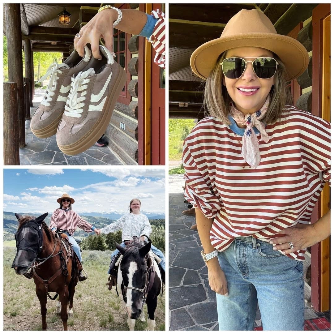 Montana once in a lifetime things 🫶

I love the combination of the brown and blue in this striped sweatshirt! But there are tons of colors available! Very affordable!

#LTKgrwm #LTKdayinmylife #LTKmomlife