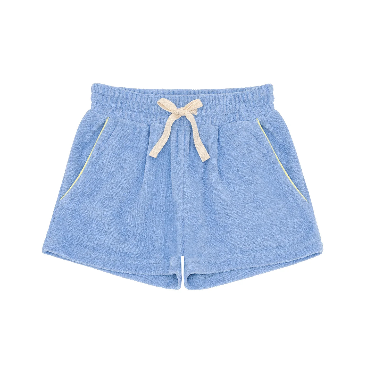 boys clearwater blue french terry short | minnow