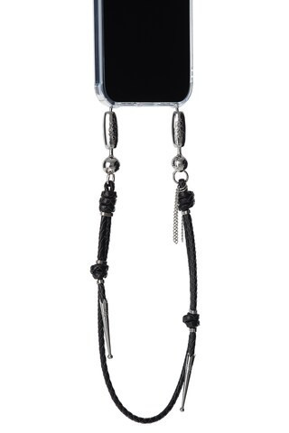 Ossa For FWRD Bolo Wristlet in Black | FWRD 