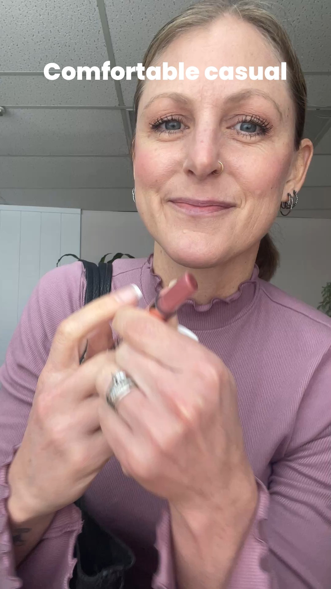 @abercrombie extra tall jeans never disappoint! Todays fit at the office is comfortable and casual with black high rise denim and a cropped mock neck. @Tarte lip plumps are a daily staple!

#LTKOver40 #LTKootd #LTKTall