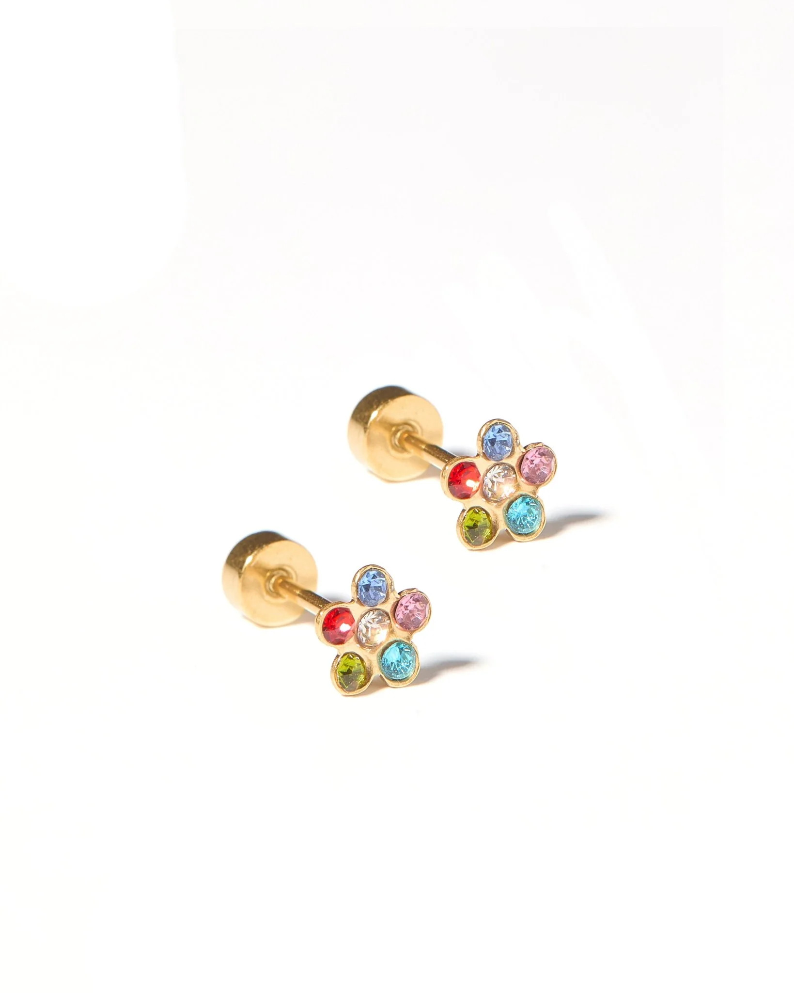 Screwback Stud Earrings - Lyla Multi - Shop LINNY CO | LINNY CO LLC