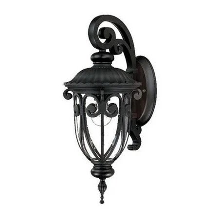 Acclaim Lighting 2102BK 18 in. Naples 1-Light Matte Black Wall Light | Walmart (US)