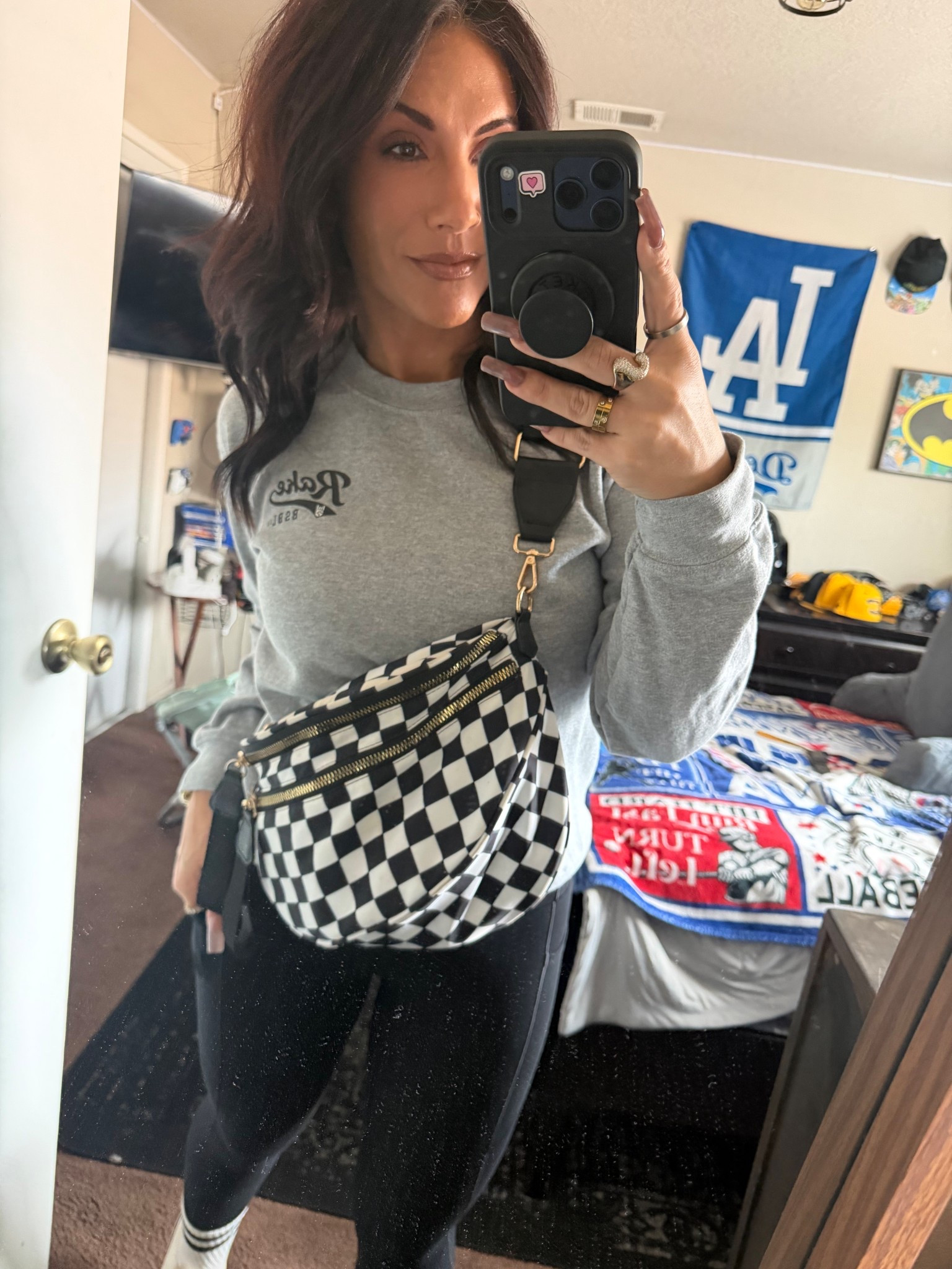  Officially my weekend uniform!

Crew Neck: rakebaseballcompany.com Code: AvaA15
Classic dirty mirror in my son’s room!

#LTKmomlife #LTKdayinmylife #LTKootd