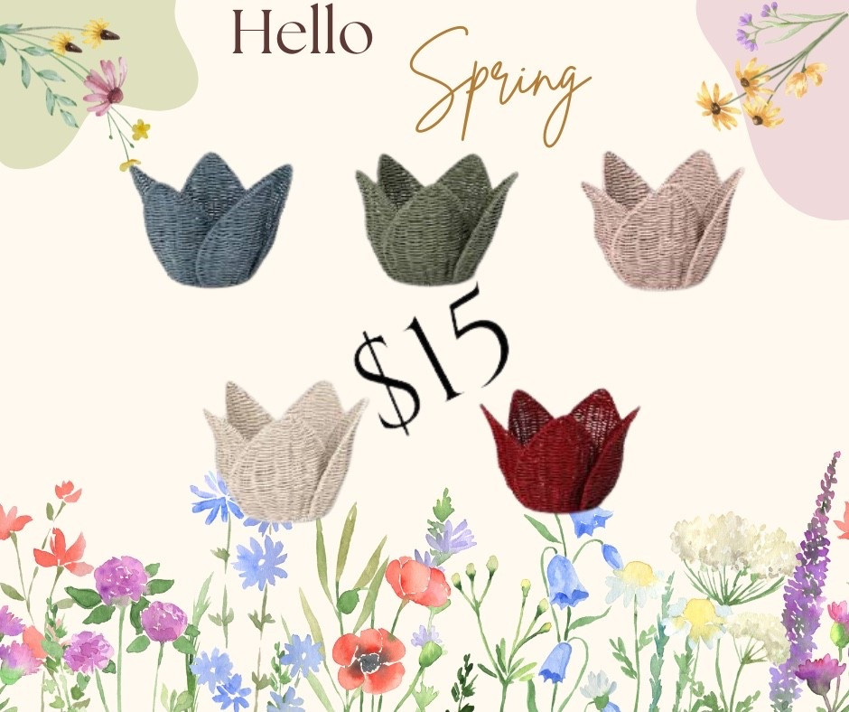 Oooooo my goodness these baskets are adorable!!!!! I had to snag the pink for my greenhouse but think of all the cute things you could do with these. Think of all the Easter goodies you could fit and then reuse for home decor. Looove

#LTKmomlife #LTKHome #LTKKids