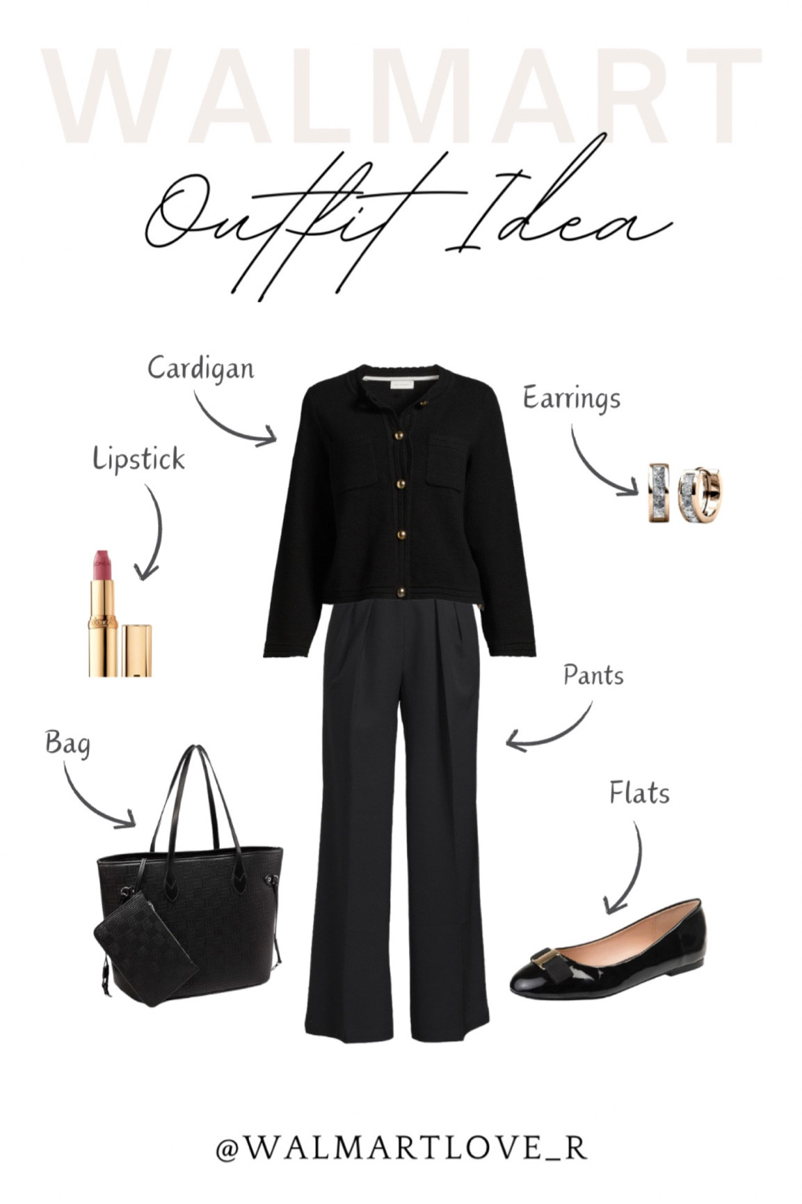 Outfit Idea from Walmart! Loving this new black cardigan, the gold button details are beautiful 🤍

Walmart Fashionn

#LTKSeasonal #LTKfindsunder50 #LTKstyletip