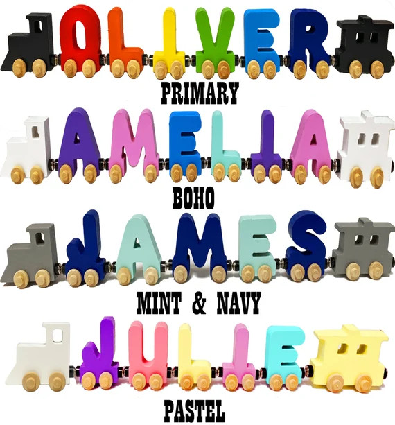 Spell Your Own Train Personalized Name Letters Large 3 Inch | Etsy | Etsy (US)