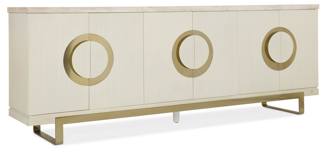 Melange White Noelle Credenza | 1stopbedrooms