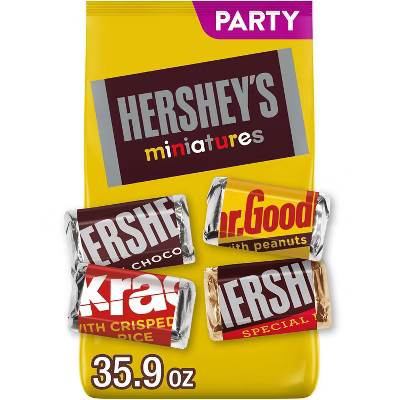 Hershey's Miniatures Assorted Chocolate Candy Bars - 35.9oz | Target