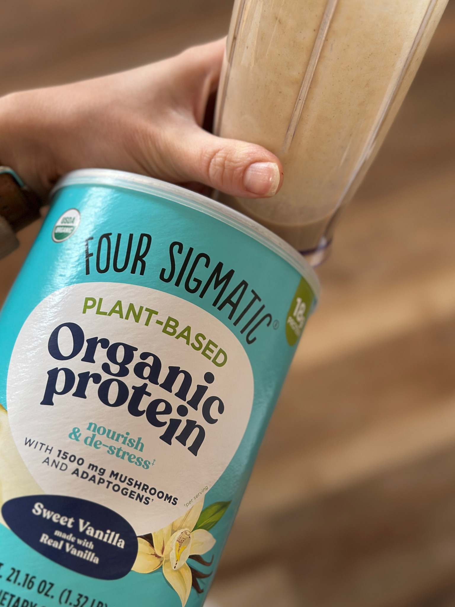 As if I haven’t shared enough of this 🍄‍🟫🍄 brand, this protein bangs, especially with a banana and almond milk 🤌🏼

health journey / fitness / new year / plant based / clean / de stress / organic 

#LTKFitness #LTKFamily