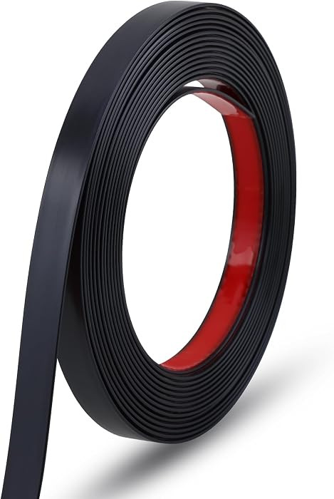 196.8" x 0.5" Matte Black Molding & Wall Trim, Flexible Peel and Stick Decorative Strip for Tile,... | Amazon (US)