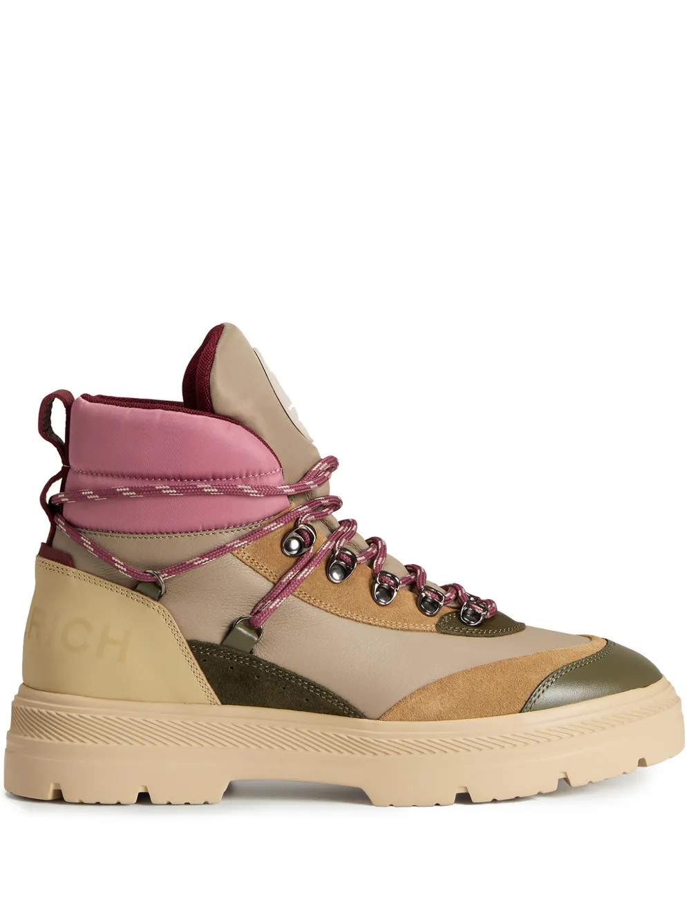 logo-patch military boots | Farfetch Global