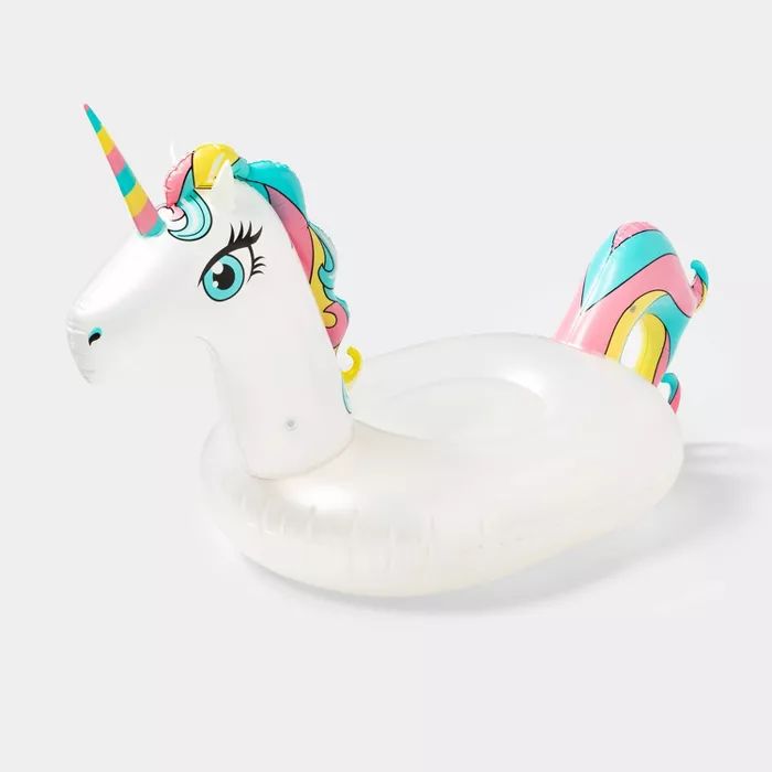 Unicorn Pool Float Aquarium Blue - Sun Squad&#8482; | Target