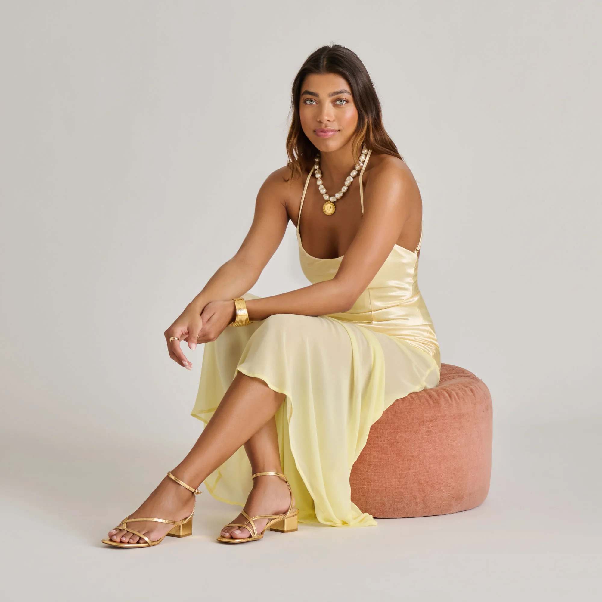 Karlos Sandals Gold Metallic Stella | DolceVita.com