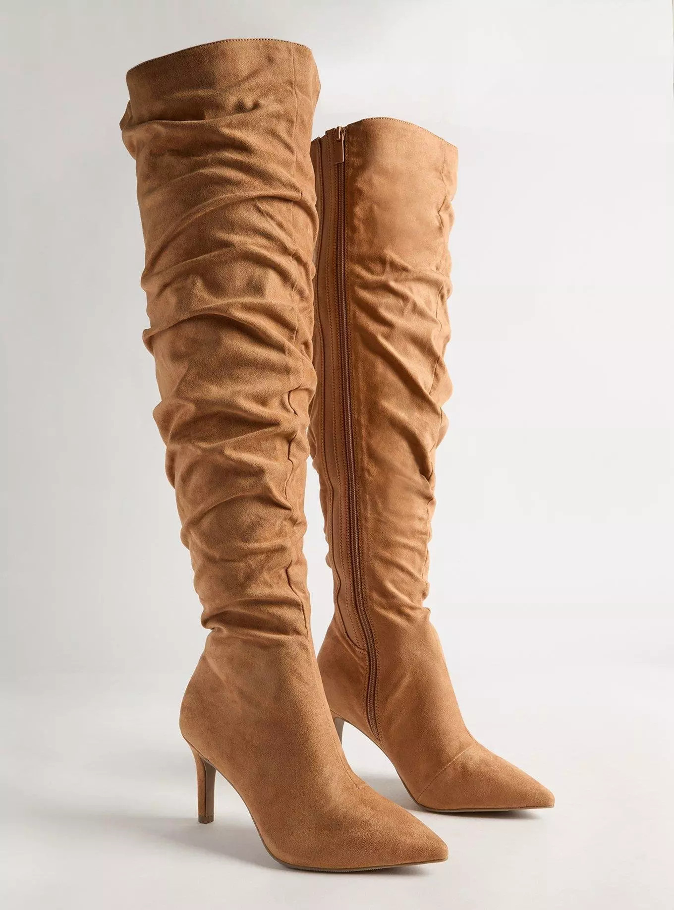 Over The Knee Scrunch Boot (WW) | Torrid (US & Canada)