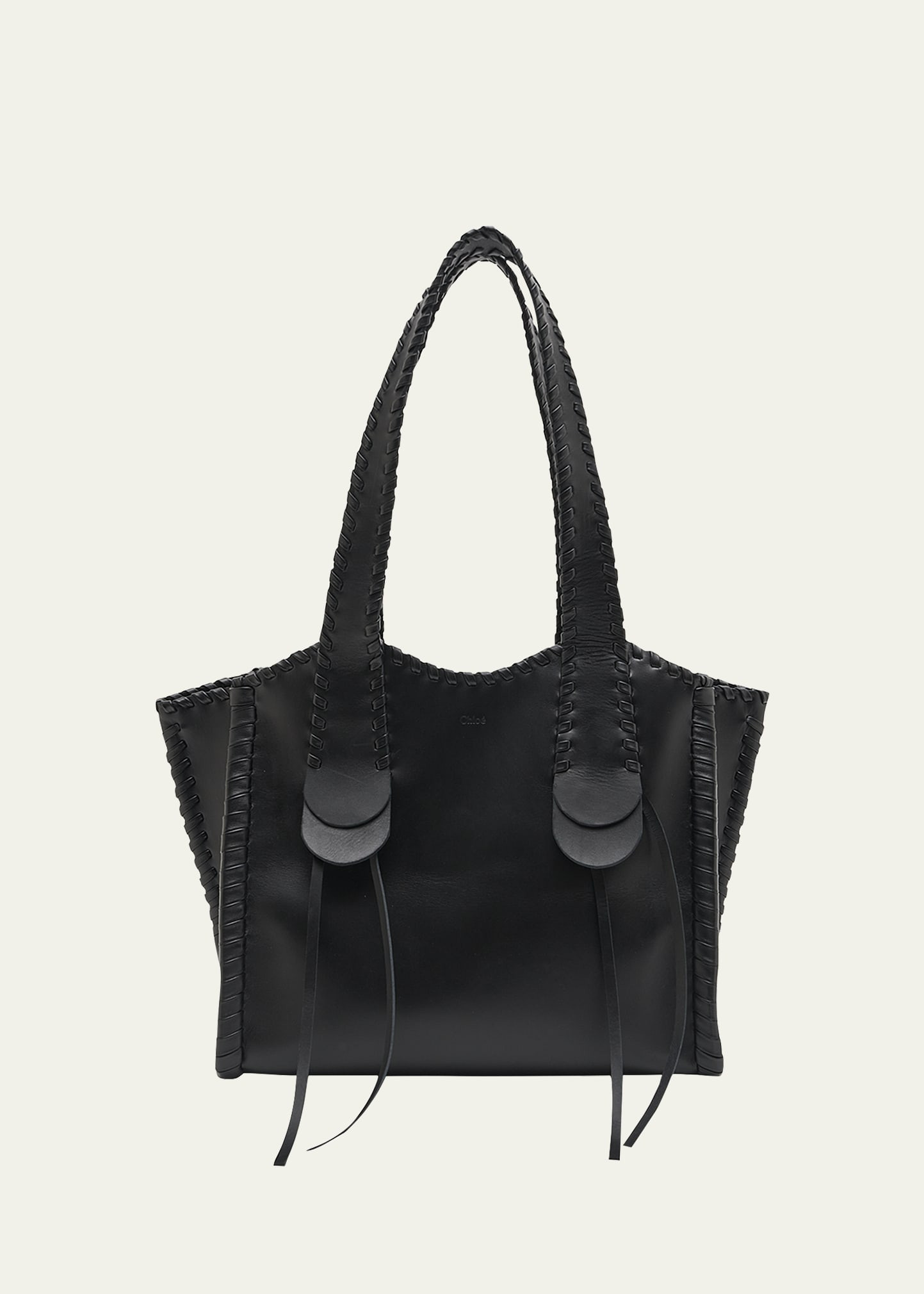 Chloe Mony Medium Tote Bag in Shiny Leather | Bergdorf Goodman