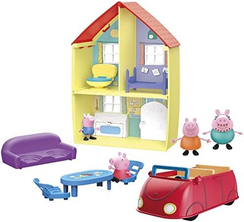 Peppa Pig Peppa’s Adventures Peppa's Family Home Combo Toy, Includes Playset, Car with Sounds, ... | Amazon (US)