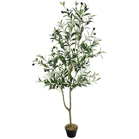 Nearly Natural 82” Olive Artificial Silk Trees Green | Amazon (US)