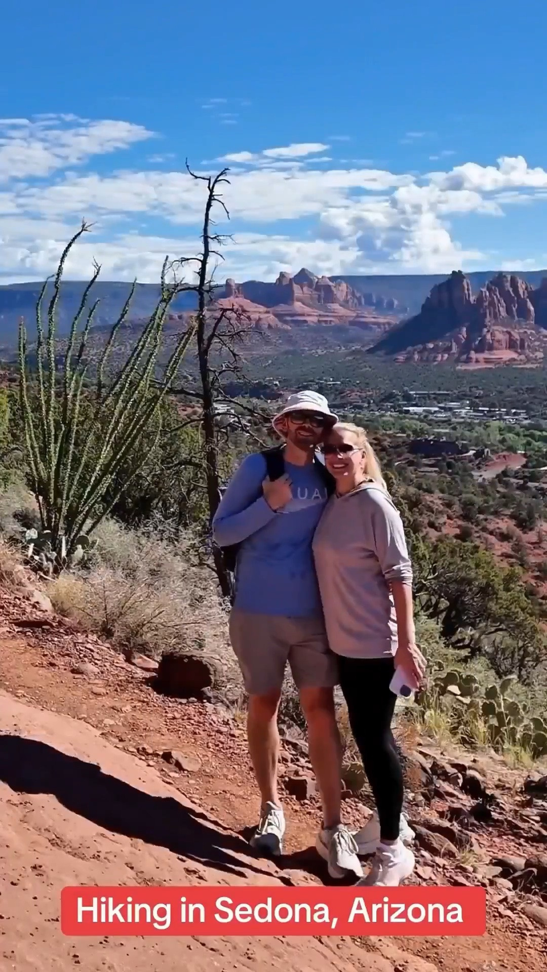 ⛰️SEDONA, ARIZONA: Had a great time hiking in Sedona, Arizona! Walked 6 miles and had amazing mountain views as you can see! 

🫶🏻We’re on top of the Airport Mesa Vortex here and working our way back down the Airport Loop Trails.

🙌🏼I was comfortable all day in my amazon hiking outfit. UVA/UVB protection hoodie and black leggings for the win!

👏🏼Wearing a large in everything. Highly recommend this outfit for your next hiking adventure!

⛰️HIKING OUTFIT: @amazonfashion
👟SNEAKERS: @hoka

#athleisure #fallfashion #fallstyle #casualoutfitideas
#amazonfashion #amazon #amazonfinds #founditonamazon #amazonstyle #hoka #hokasneakers #sedona #sedonaarizona #sedonahiking #visitarizona #hiking #hikingstyle 

#LTKSeasonal #LTKOver40 #LTKSaleAlert #LTKTravel #LTKgrwm #LTKootd #LTKMidsize #LTKActive #LTKU #LTKfitnessgoals #LTKvlog