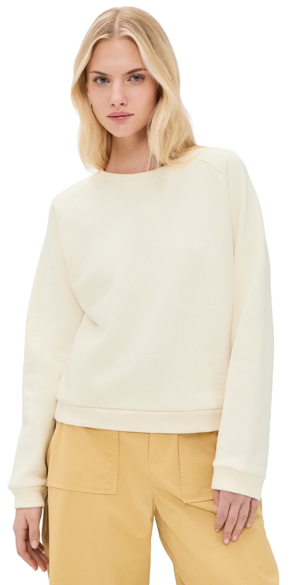 Jamie Haller The Daily Sweatshirt Ecru XL | Shopbop