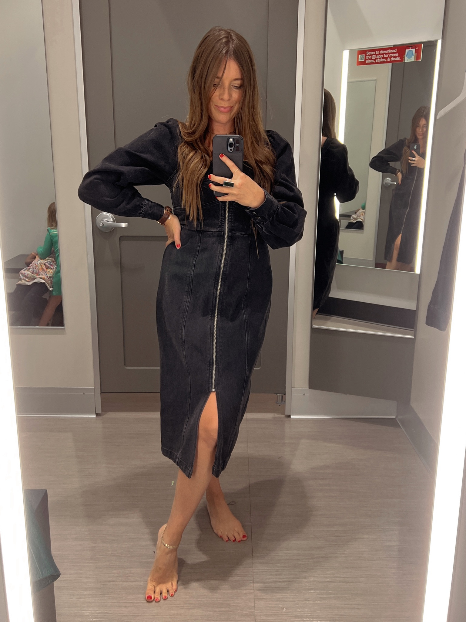 OBSESSED with this dress! I size up because it was a little snug in the chest

Wearing size 8 here (normally a 6) 

#LTKunder50 #LTKfit #LTKSeasonal