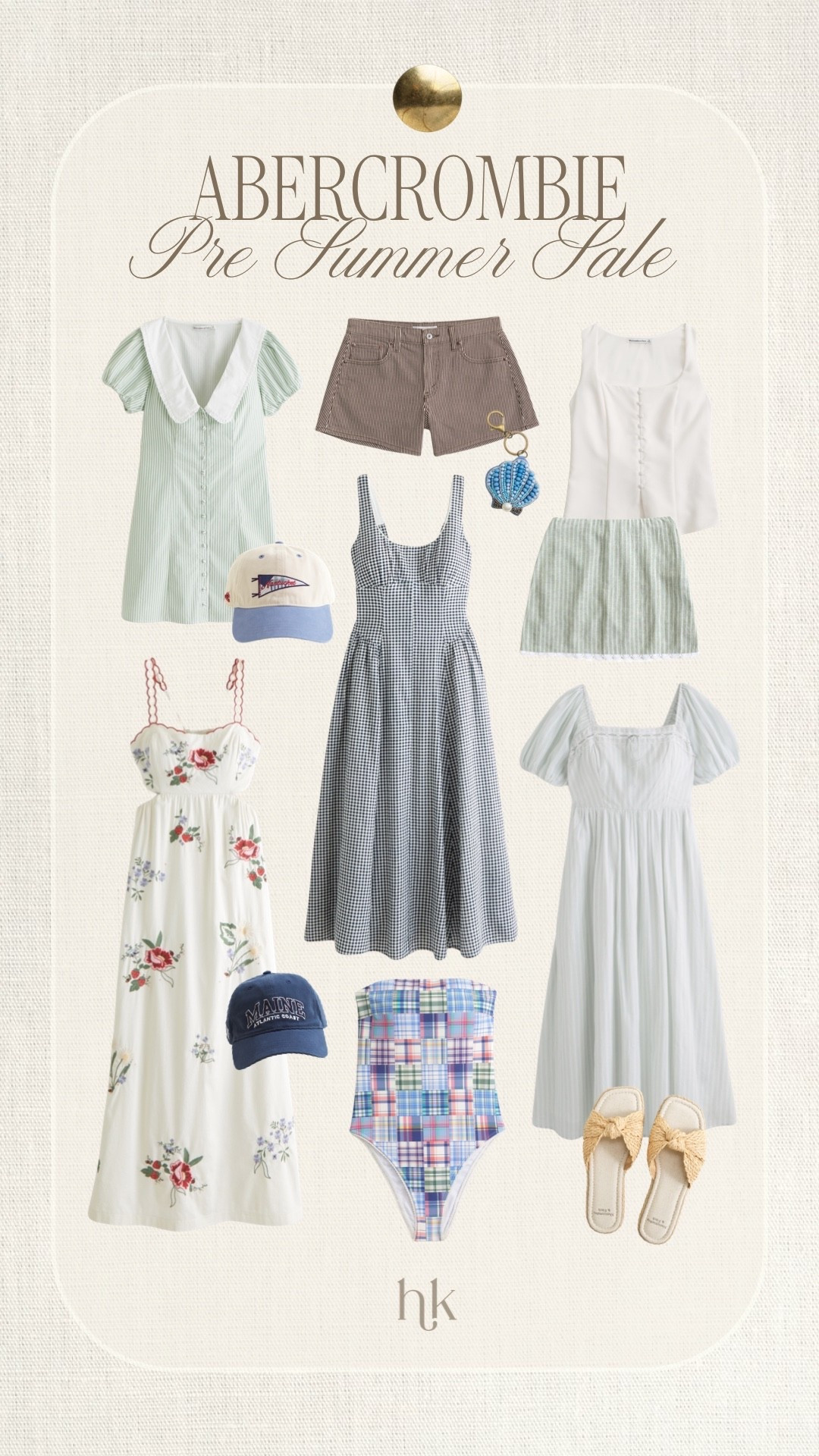 Abercrombie pre summer sale. Use code AFSUMMER for extra 15% off.

#LTKSaleAlert