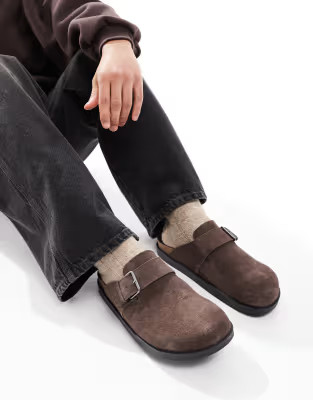 Pull&Bear - Sandales mules - Marron | ASOS (Global)