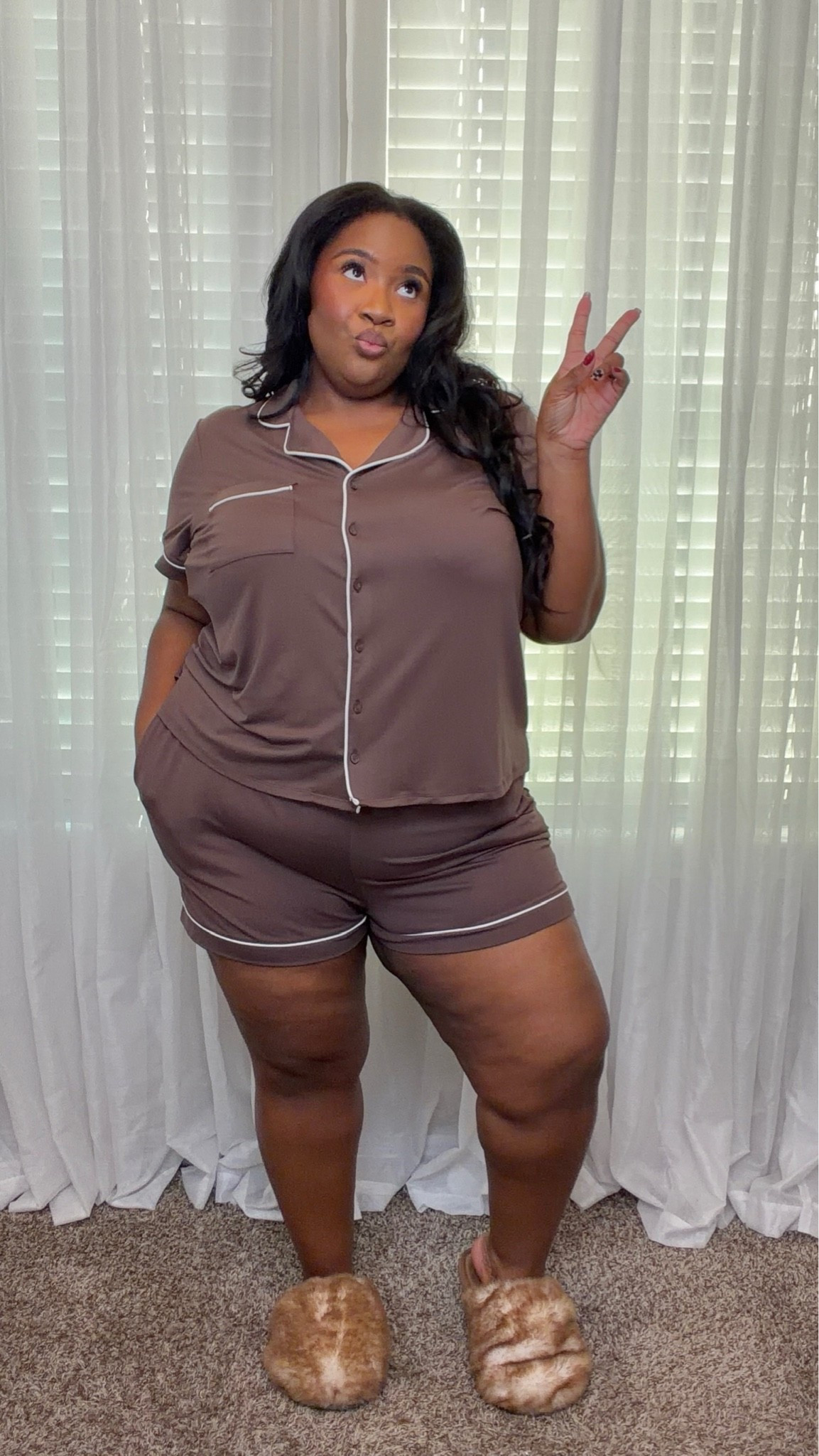 Comfy pajamas set from @Walmart . Comes in size XS-3X!

#LTKPlusSize #LTKSaleAlert #LTKootd