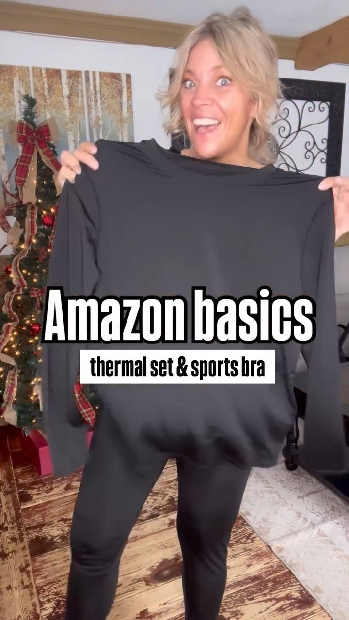 Update!! The brand just sent me CODES 👩‍💻 (see below). 
my thermal fleece lined set and comfy wire free sports bra. Wearing size xl in both- wear this set to lounge in or under your snow ❄️ gear to keep ya extra toasty & warm this winter 🥶 season ⛄️ 

Code:6L3DXHCN for the thermal set.
Code: ZU8GQE49 for the bra. 

.
.
#staywarmandcozy #longjohns #thermalset #winterwearforwomen #sportsbras

#LTKOver40 #LTKFindsUnder50 #LTKMidsize