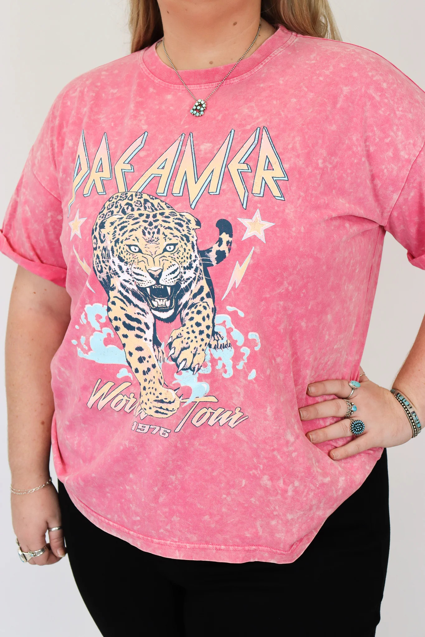 Dreamer World Tour 1976 Graphic Tee | Alexander Jane Boutique