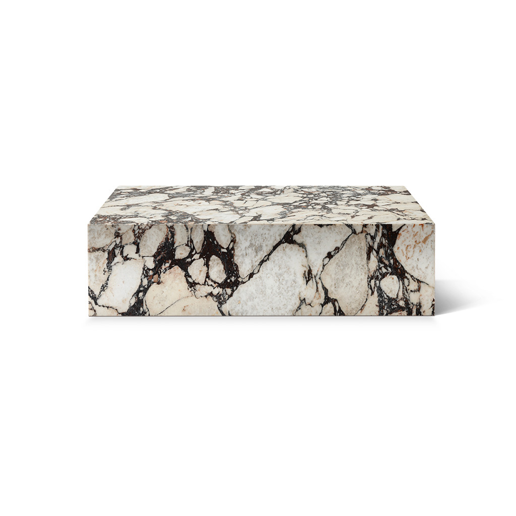 Kaia Marble Plinth Block Large Coffee Table | Eternity Modern