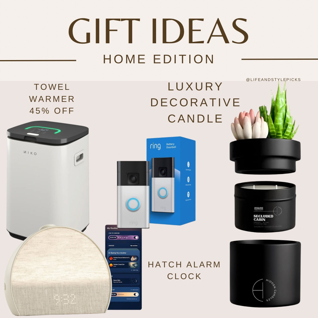 How great are all of these gifts for your Home! Love these ideas for him her or couples! Perfect for any of the Mary people in your life or people just starting out buying a home!
Amazon, Nordstrom, gadgets 

#LTKCyberWeek #LTKHoliday #LTKGiftGuide